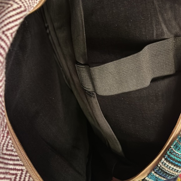 NWT.  100%. Natural Hemp BackPack. 03 BL/BL - Picture 4 of 4